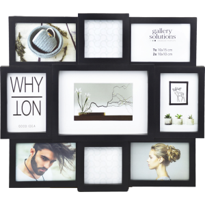 Focus Collage 9 Pictures Black