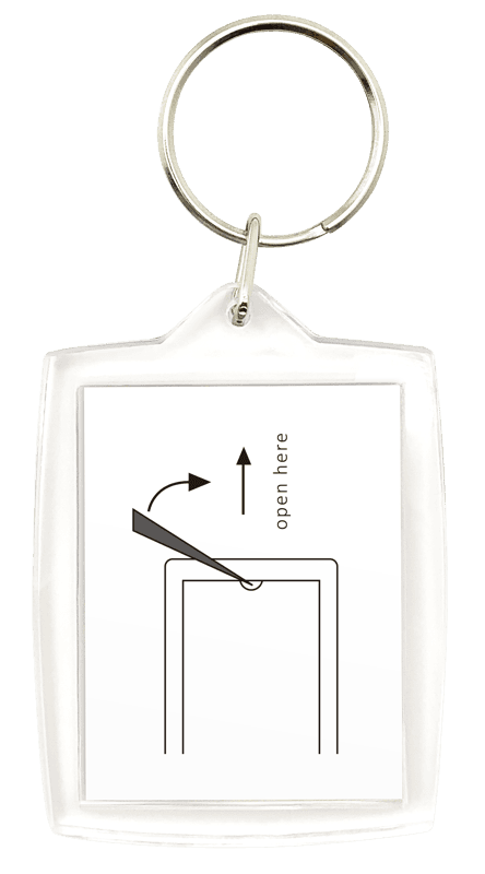Focus Acrylic Key ring 3,5x4,5 cm - Bild 3