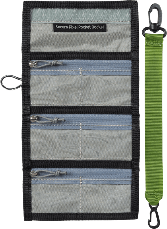 Think Tank Secure Pocket Rocket (Wallet with Strap: holds 9 SD/CFexpress/Micro) Slate Black - Bild 4