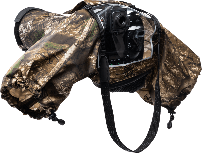Think Tank Rain Cover I RealTree APX Camo (EYEPIECE REQUIRED) I Hydrophobia D 70-200 V3 - Bild 4