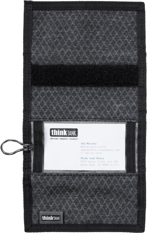 Think Tank Secure Pocket Rocket (Wallet with Strap: holds 9 SD/CFexpress/Micro) Slate Black - Bild 5