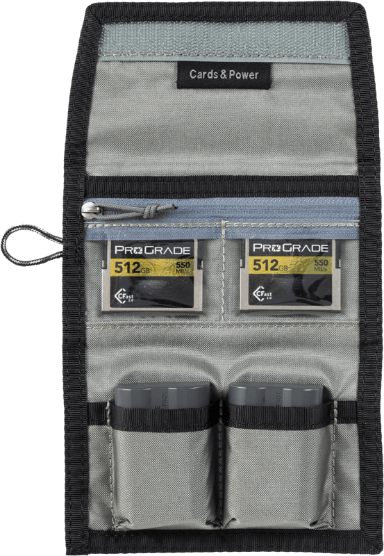 Think Tank Cards & Power Wallet (holds 3 CF/CFexpr or 4 SD/micro SD cards & 2 Batteries) Slate Black - Bild 5
