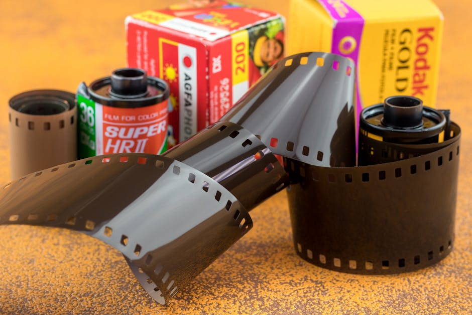 pexels-photo-5395856-5395856 Detailed shot of vintage film rolls and canisters, evoking nostalgia and classic photography.