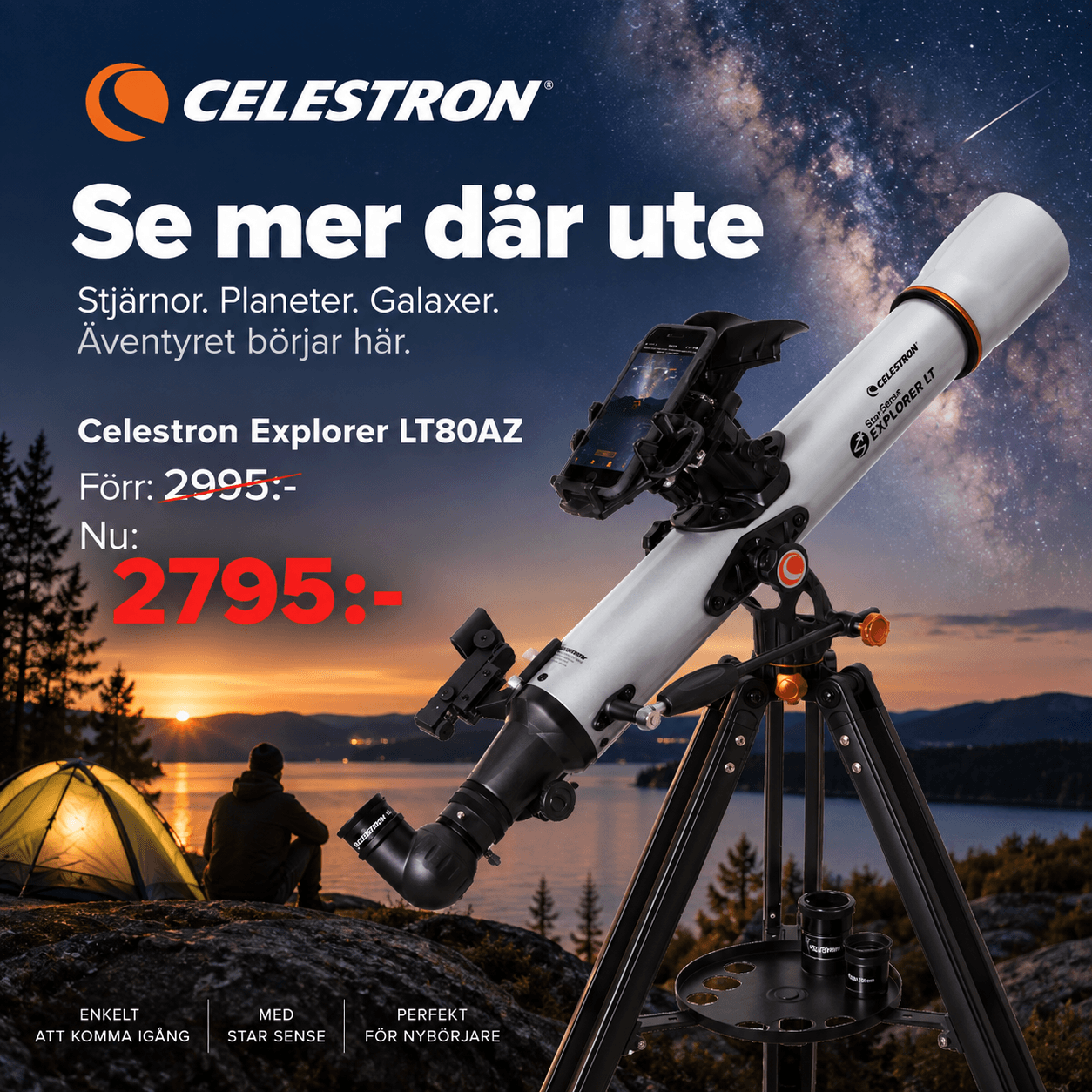 CELESTRON STARSENSE EXPLORER LT80AZ