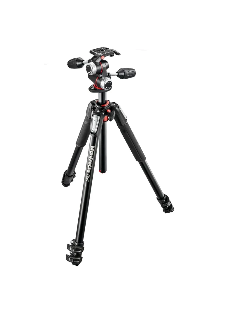 Manfrotto Stativkit MK055XPRO3-3W 3-Vägs Alu.