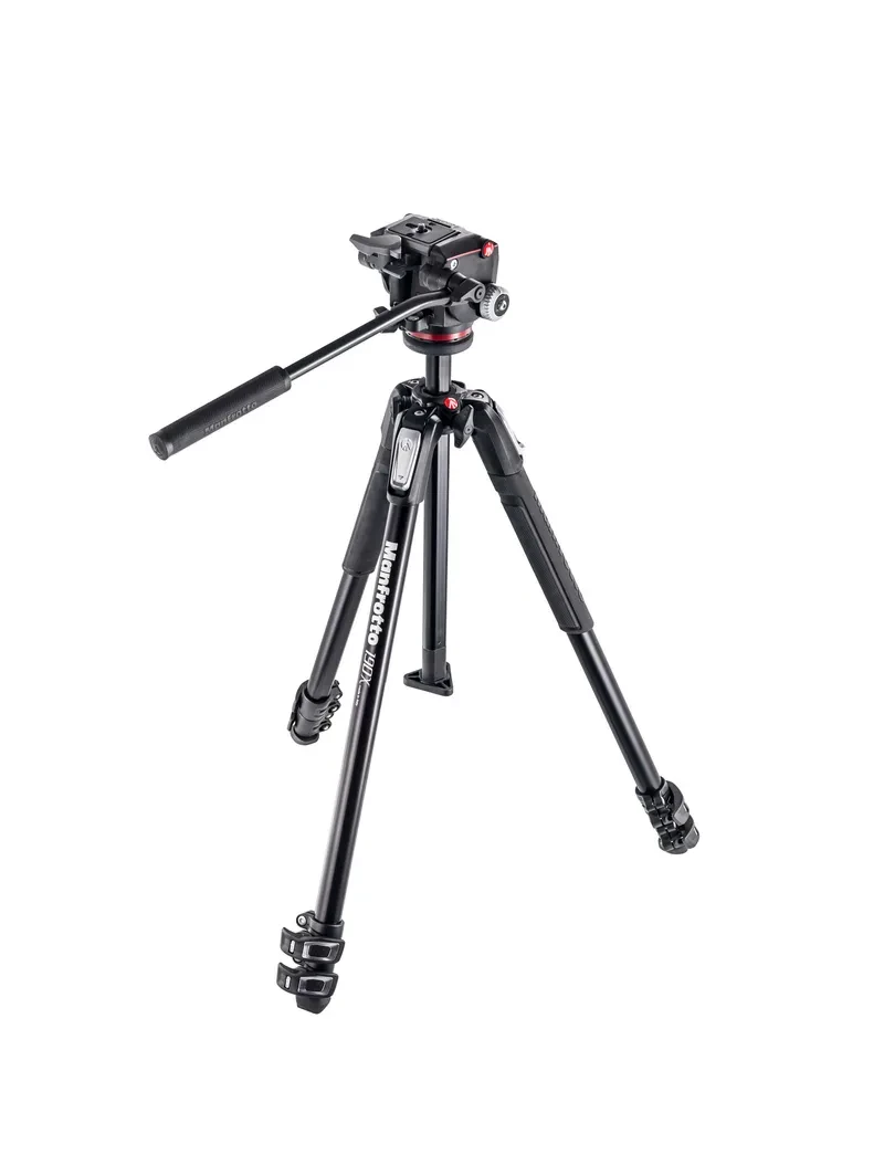 Manfrotto Stativkit Video MK190X3-2W 2-Vägs Aluminium