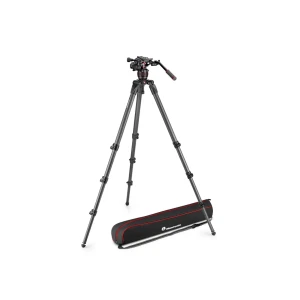 Manfrotto Stativkit Video Nitrotech 608 + 536 Kolfiber