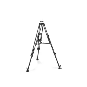 Manfrotto Stativ Video Twin MS Mittspridare 100/75mm Skål Aluminium