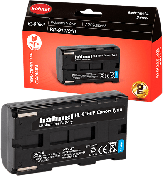 Hähnel Battery Canon HL-916HP / BP-911 / 916
