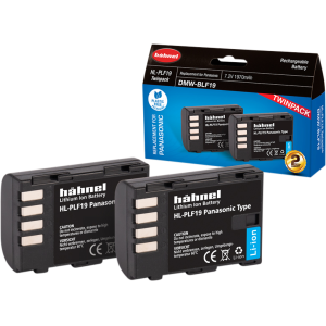 Hähnel Battery Panasonic HL-PLF19 / DMW-BLF19 Twin Pack