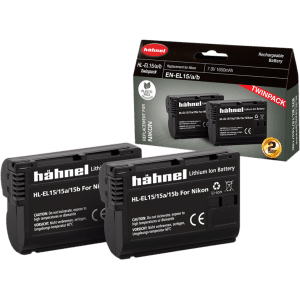 Hähnel Battery Nikon HL-EL15/15A/15B / EN-EL15A/B Twin Pack