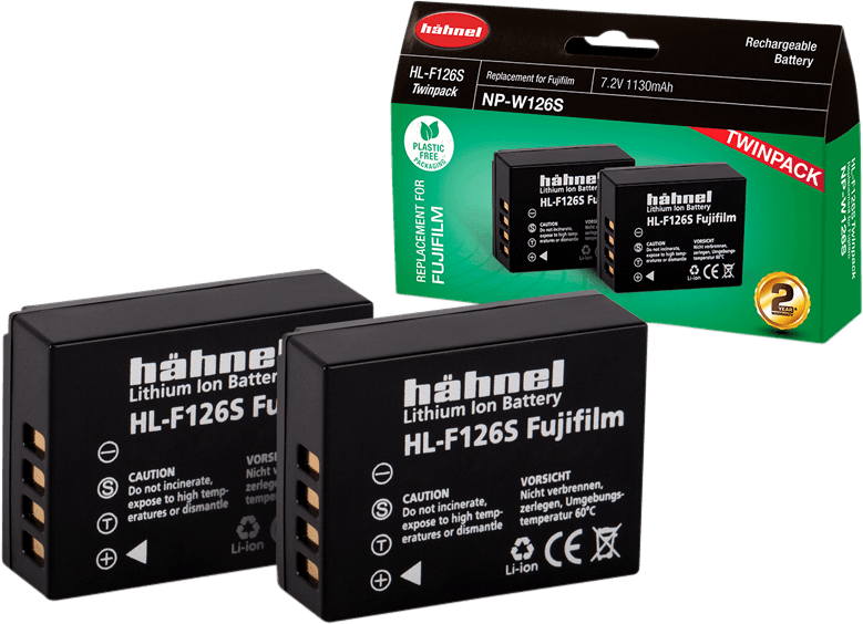 Hähnel Battery Fujifilm HL-F126s / NP-W126S Twin Pack
