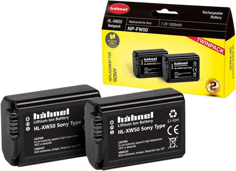 Hähnel Battery Sony HL-XW50 / NP-FW50 Twin Pack