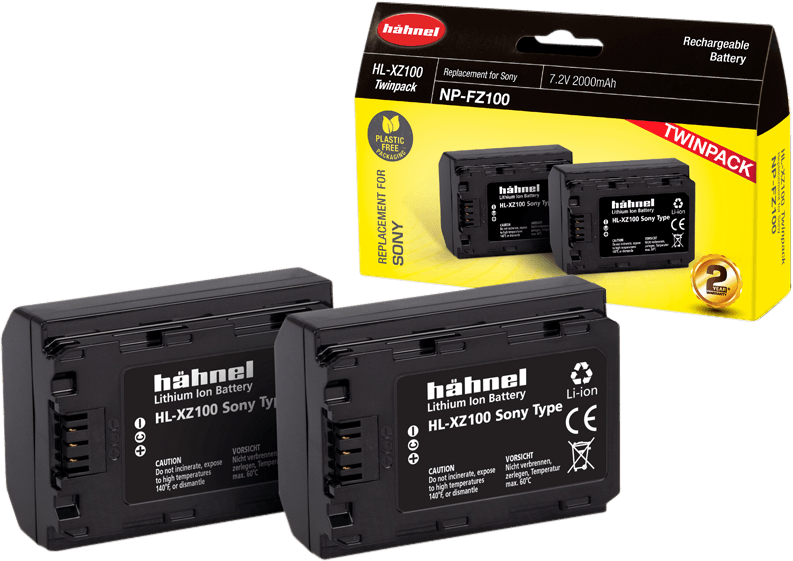 Hähnel Battery Sony HL-XZ100 / NP-FZ100 Twin Pack