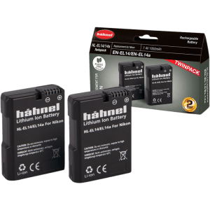 Hähnel Battery Nikon HL-EL14/14A / EN-EL14/14A Twin Pack