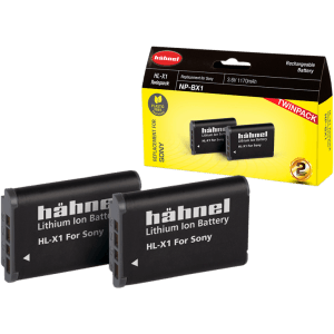 Hähnel Battery Sony HL-X1 / NP-BX1 Twin Pack