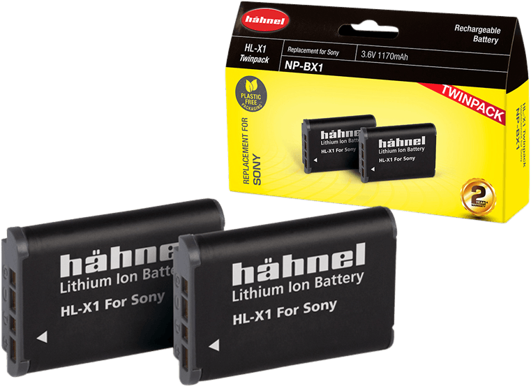 Hähnel Battery Sony HL-X1 / NP-BX1 Twin Pack