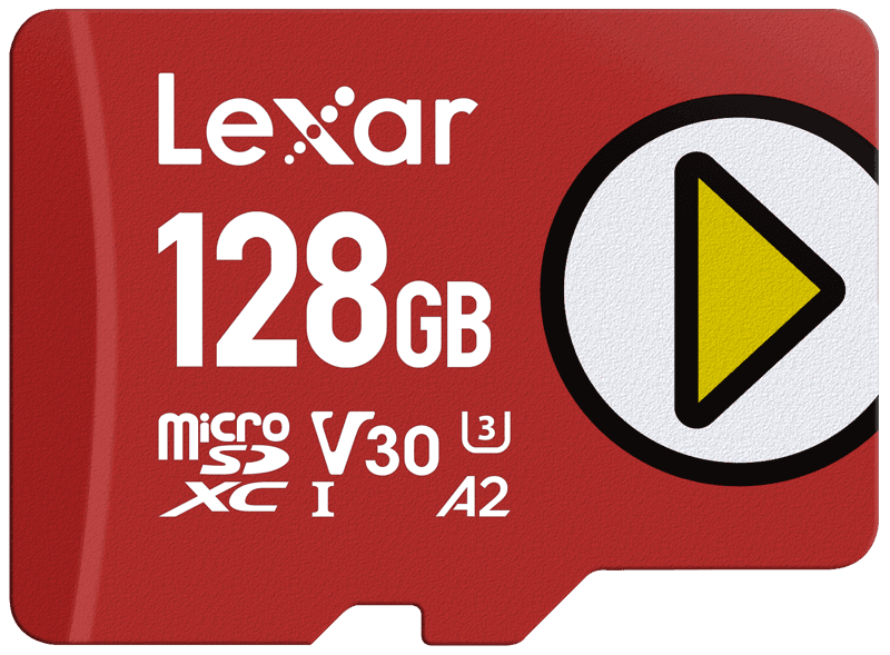 Lexar microSDXC PLAY UHS-I/A2/U3 R205/W140 (V30) 128GB