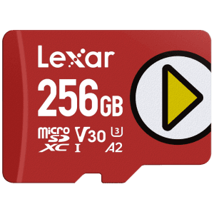 Lexar microSDXC PLAY UHS-I/A2/U3 R205/W140 (V30) 256GB