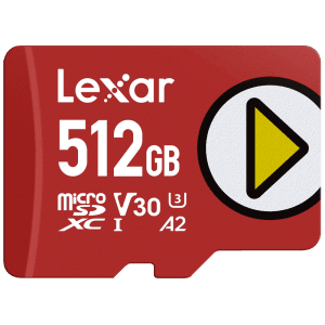 Lexar microSDXC PLAY UHS-I/A2/U3 R205/W140 (V30) 512GB