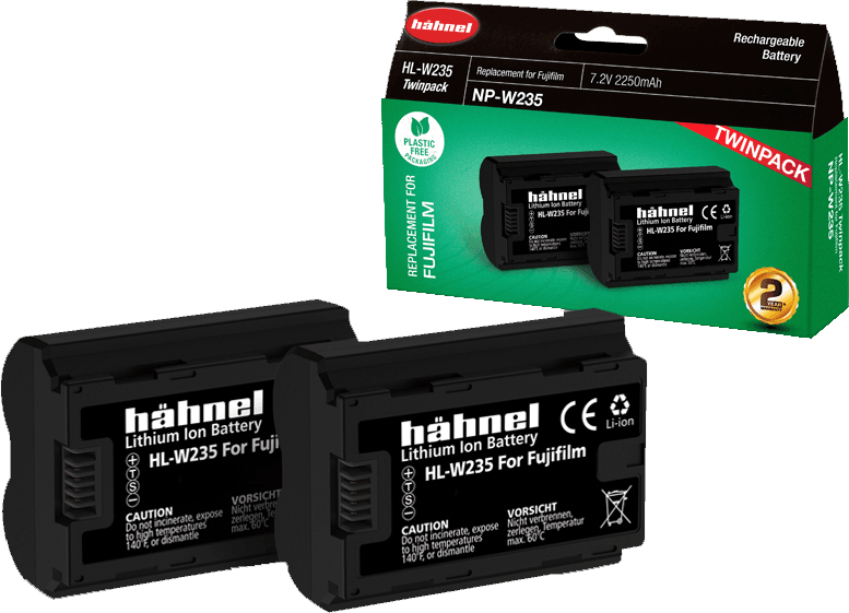 Hähnel Battery Fujifilm HL-W235 / NP-W235 Twin Pack