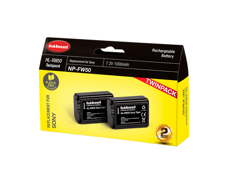 Hähnel Battery Sony HL-XW50 / NP-FW50 Twin Pack - Bild 3