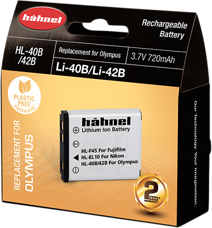 Hähnel Battery Olympus HL-40B/42B / Li-40B/Li-42B - Bild 3