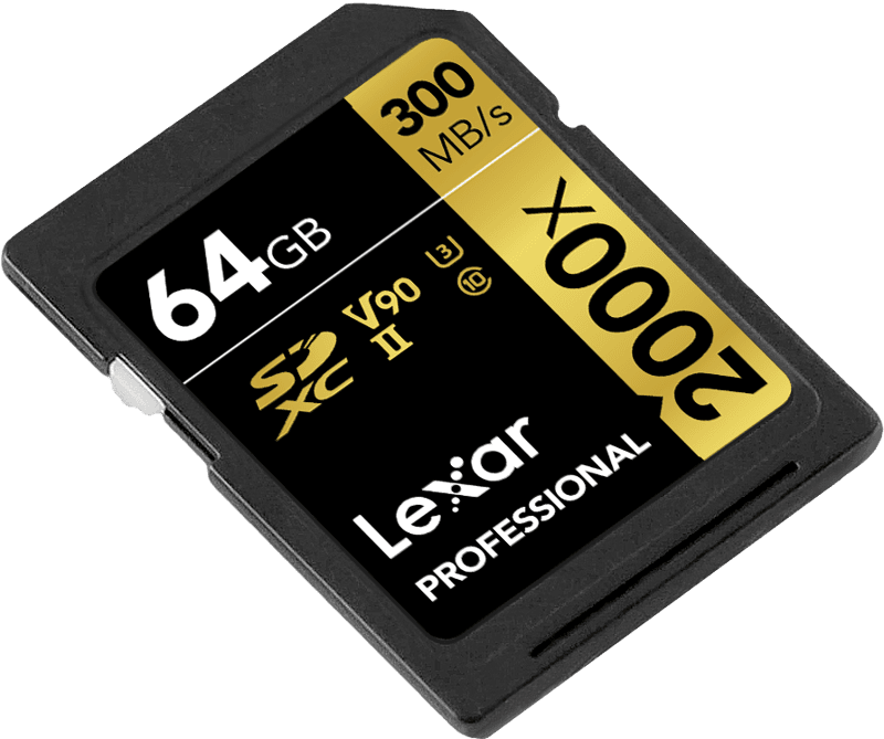 Lexar SDXC Pro 2000X UHS-II U3 R300/W260 (V90) 64GB - Bild 3